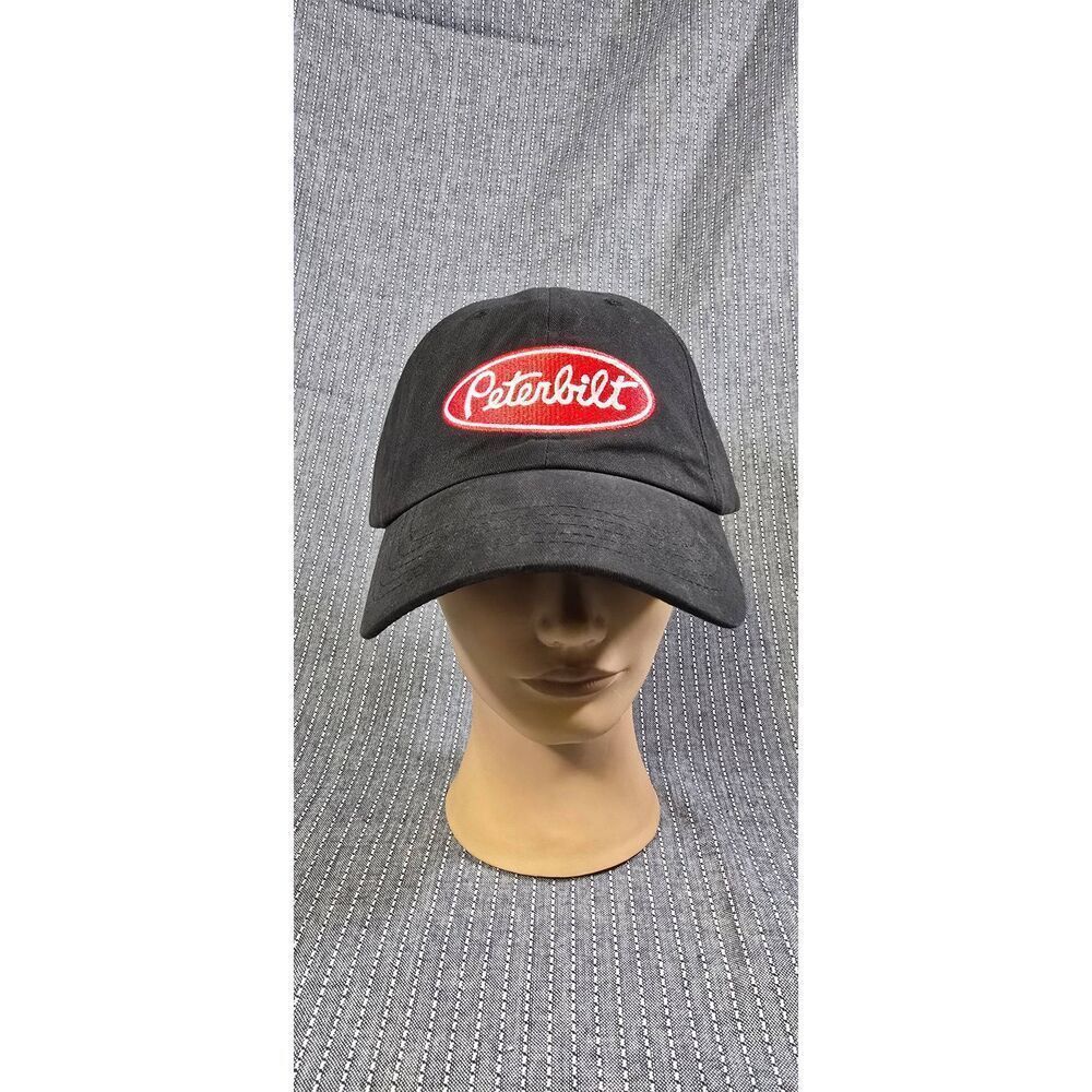 Peterbilt Motors unstructured basic black cap